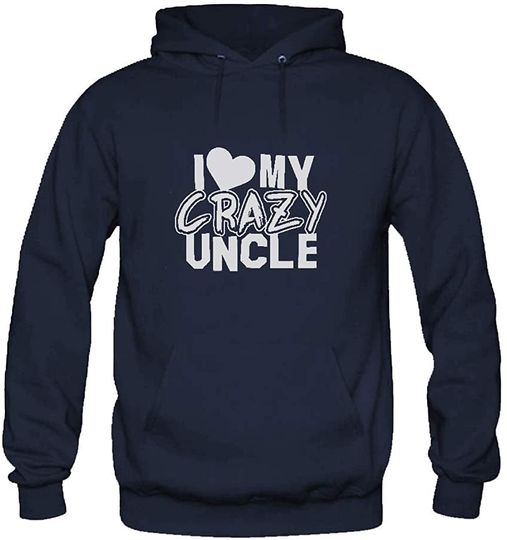 Discover Hoodie Unissexo I Love My Crazy Uncle