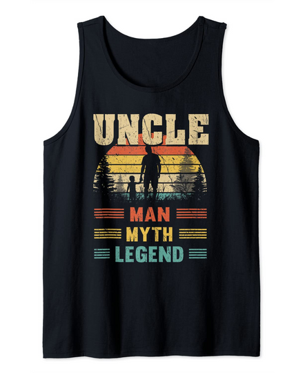 Discover Camisola sem Mangas Unissexo Uncle The Man The Myth The Legend