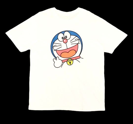 Discover T-shirt Unissexo Clássico Vintage Doraemon
