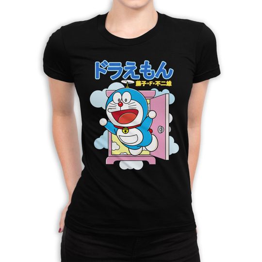 T-shirt para Homem e Mulher com Estampa de Doraemon