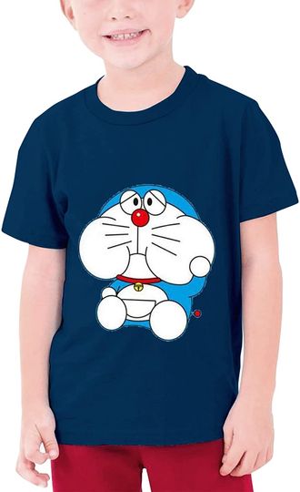 Discover T-shirt para Crianças Divertido com Doraemon
