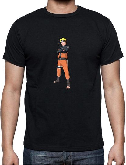 T-shirt para Homem com Estampa de Naruto