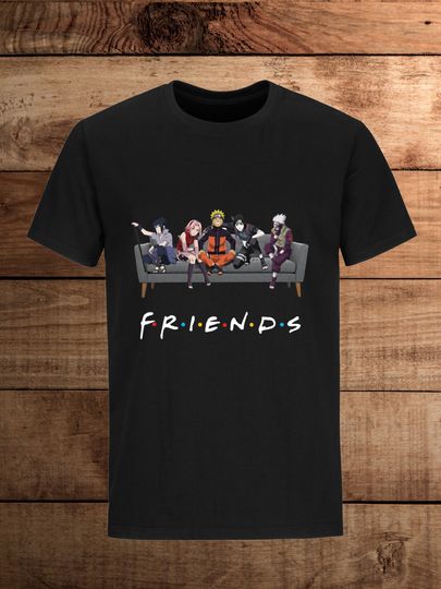 Discover T-shirt Unissexo Naruto Friends
