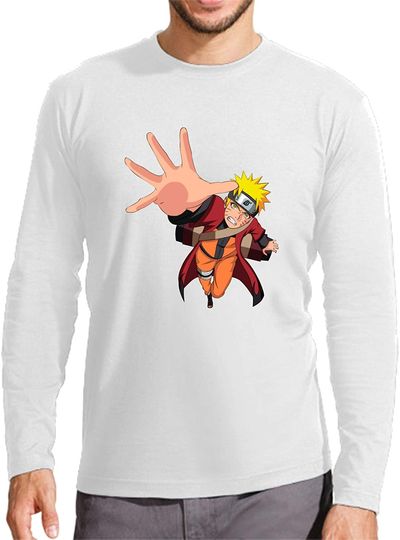Discover Camisola de Mangas Compridas para Homem Uzumaki Naruto