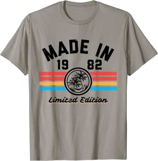 Discover T-shirt para Homem e Mulher Made in 1982