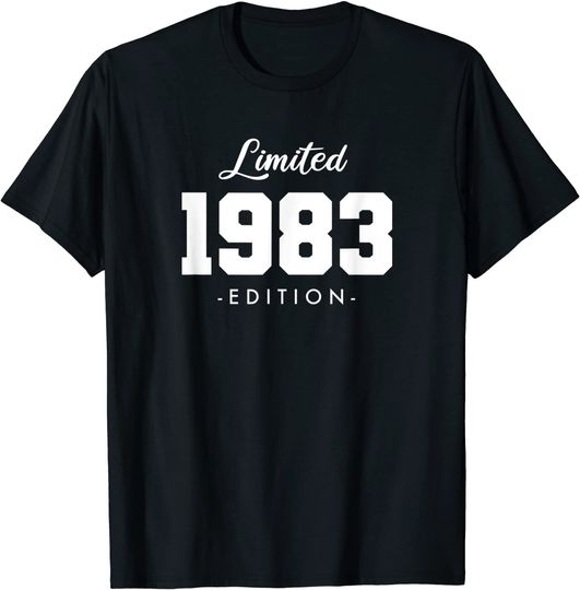 Discover T-shirt para Homem e Mulher Limited 1983 Edition