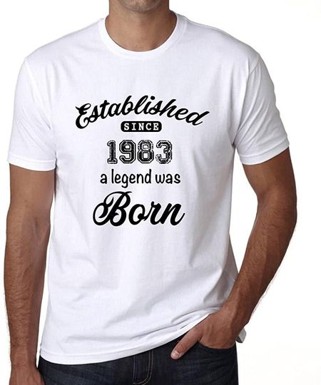 Discover T-shirt para Homem Established Since 1983