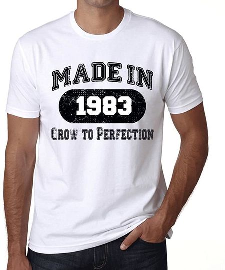 Discover T-shirt para Homem Made In 1983