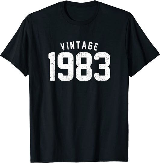 Discover T-shirt para Homem e Mulher Presente de Aniversário Vintage 1983