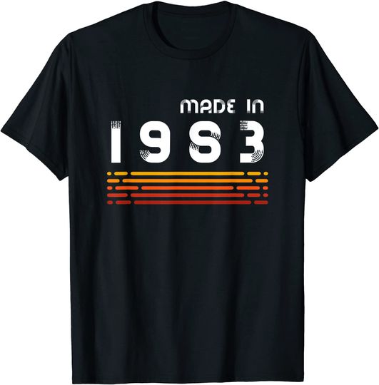 Discover T-shirt Unissexo de Mangas Curtas Made in 1983