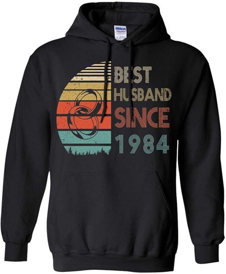 Discover Hoodie Unissexo Best Husband Since 1984