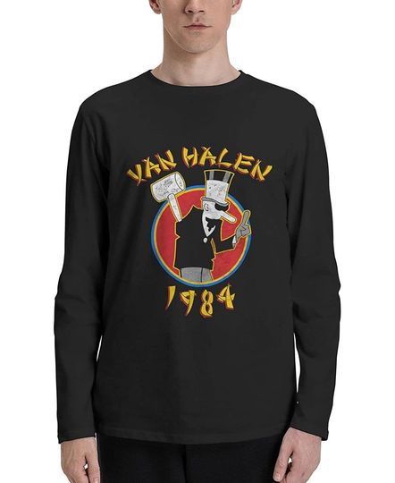 Discover Camisola de Mangas Compridas para Homem Van Halen 1984