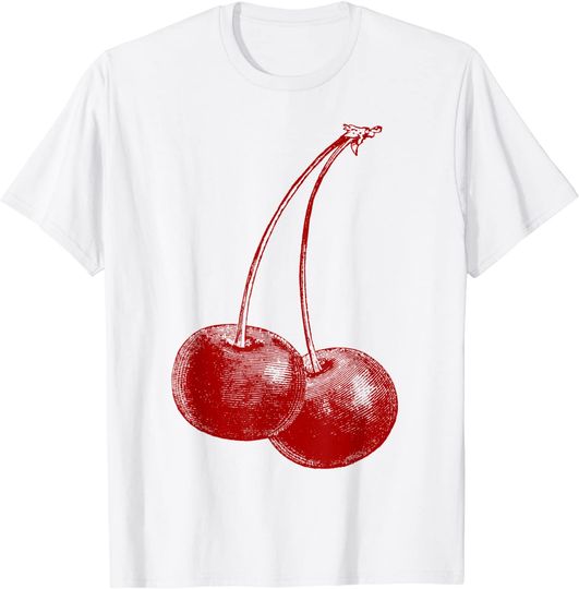 Discover T-shirt Unissexo com Fruta de Cerejas