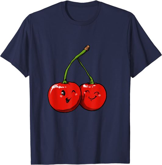 Discover T-shirt Unissexo Presente de Cerejas