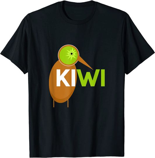 Discover T-shirt Unissexo com Kiwi como Animal e Fruta
