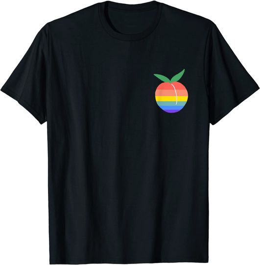 Discover T-shirt Unissexo Pêssego Orgulho LGBT