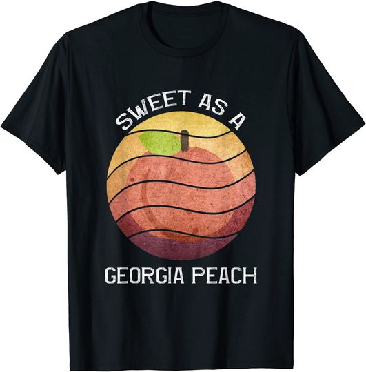 Discover T-shirt para Homem e Mulher Sweet As A Georgia Peach