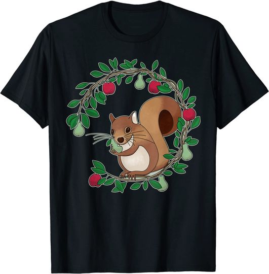 Discover T-shirt Unissexo Esquilo Come Pêras e Maçãs