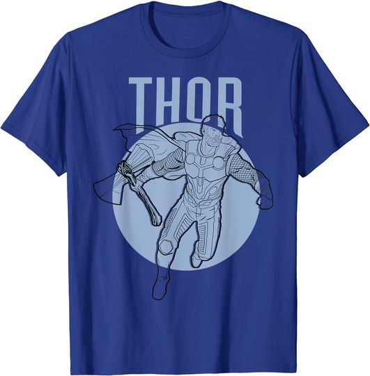 Discover T-shirt Unissexo com Estampa de Thor