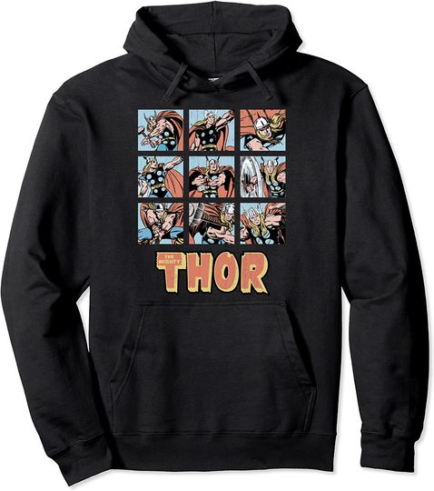 Discover Hoodie Unissexo Clássico Cenas de Batalha de Thor