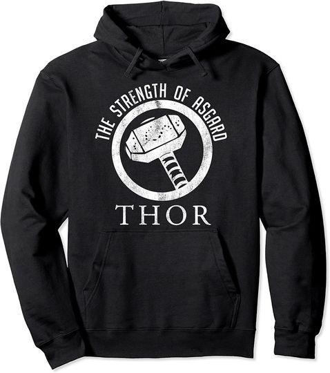 Discover Hoodie Unissexo Thor The Strength of Asgard