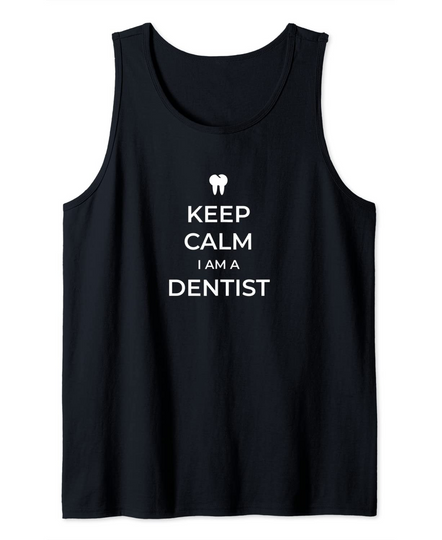 Discover Camisola Unissexo sem Mangas Keep Calm I Am A Dentist