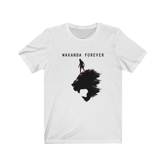 Discover T-shirt para Homem e Mulher com Estampa de Wakanda Forever