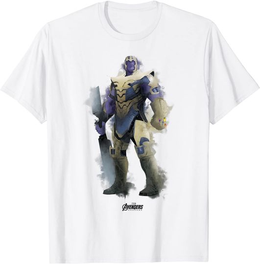 Discover T-shirt para Homem e Mulher Tinta Spray Endgame Thanos