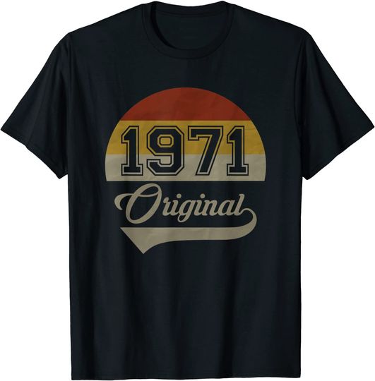 Discover T-shirt para Homem e Mulher Vintage 1971 Original