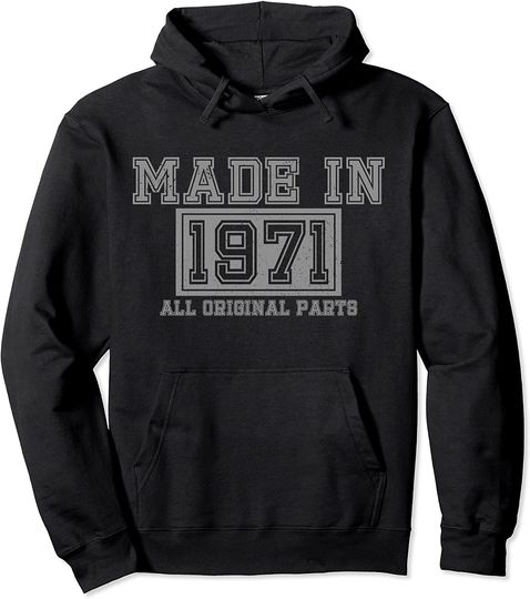 Discover Hoodie Unissexo Made in 1971 All Original Parts