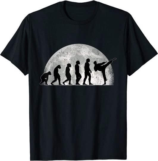 Discover T-shirt para Homem e Mulher Evolução de Jiu Jitsu na Lua