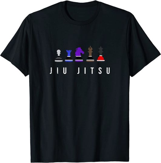Discover T-shirt para Homem e Mulher com Estampa de Jiu Jitsu