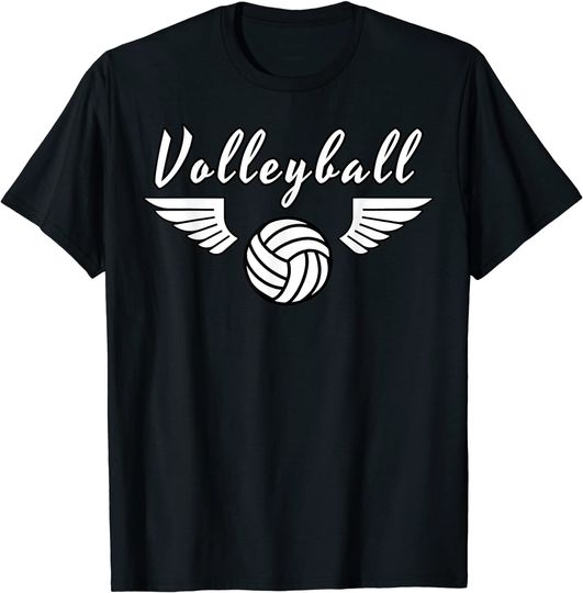 Discover T-shirt para Homem e Mulher Divertido com Voleibol