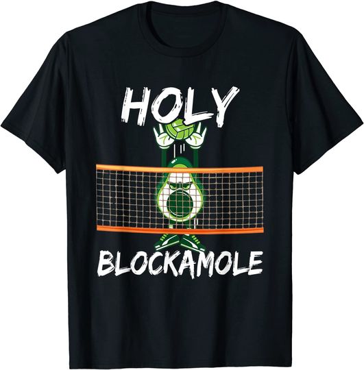 Discover T-shirt para Homem e Mulher Holy Blockamole Voleibol