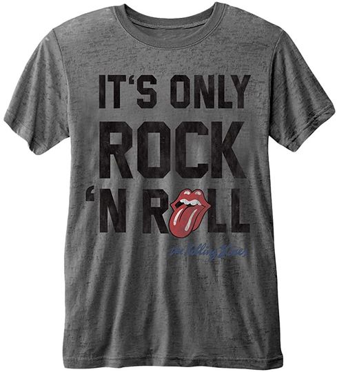 Discover T-shirt para Homem e Mulher Rolling Stones The It's Only Rock N' Roll