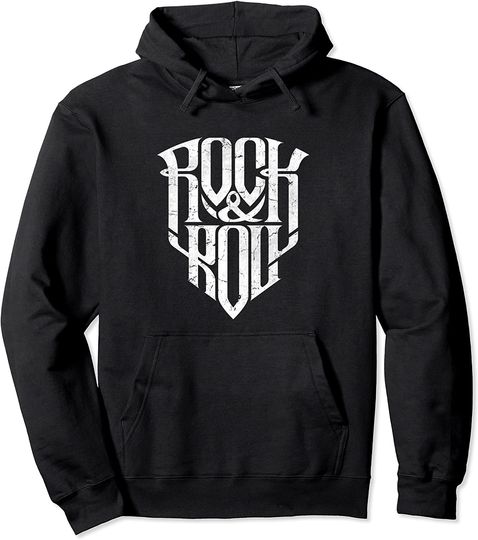 Discover Hoodie Unissexo I Love Rock N Roll