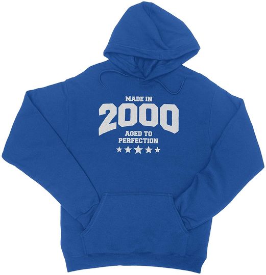 Discover Hoodie Unissexo Made In 2000 Aged To Perfection