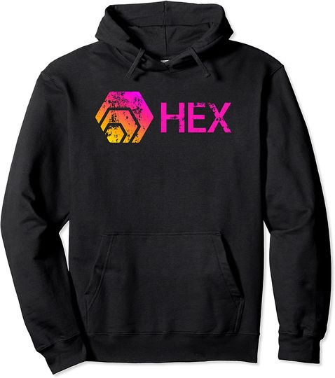 Discover Hoodie Unissexo HEX Logo Criptomoeda