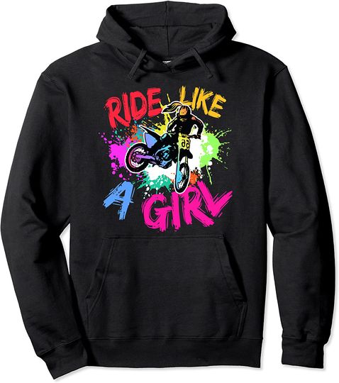 Discover Hoodie Unissexo Ride Like A Girl