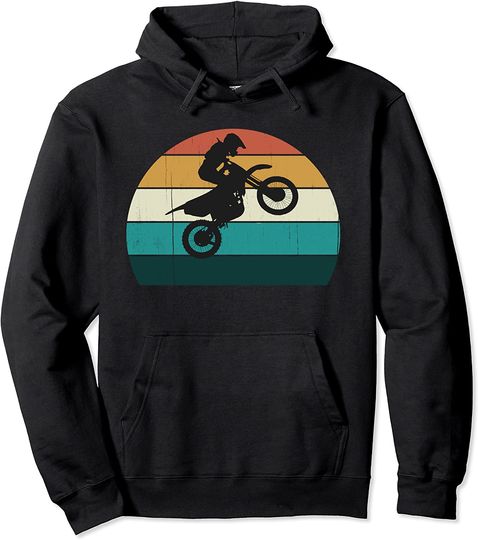 Discover Hoodie Unissexo Vintage Motociclista Na Corrida