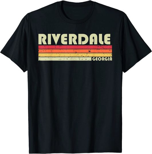 Discover T-shirt para Homem e Mulher Riverdale Georgia Retro