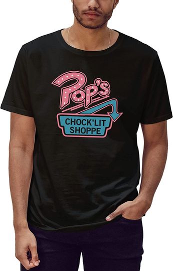 Discover T-shirt para Homem Riverdale Pops Chock'lit Shoppe Logo