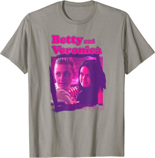 Discover T-shirt para Homem e Mulher Riverdale Betty and Veronica