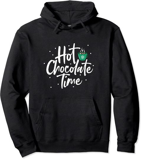 Discover Hoodie Unissexo Hot Chocolate Time