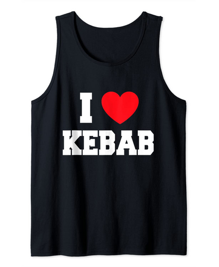Discover Camisola sem Mangas Unissexo I Love Kebab