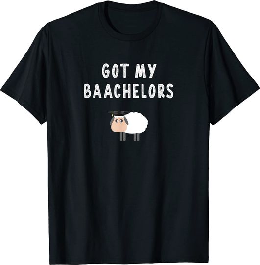 T-shirt para Homem e Mulher com Ovelha Got My Baachelors