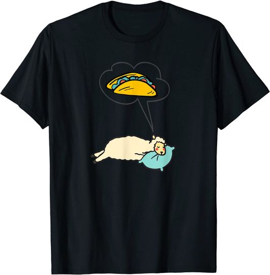 Discover T-shirt para Homem e Mulher Desenho de Ovelha