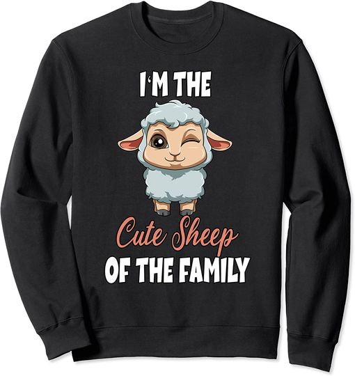 Discover Suéter Unissexo I’m The Cute Sheep Of The Family
