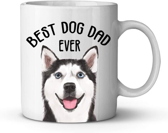 Discover Caneca de Cerâmica Clássica Best Dog Dad Ever