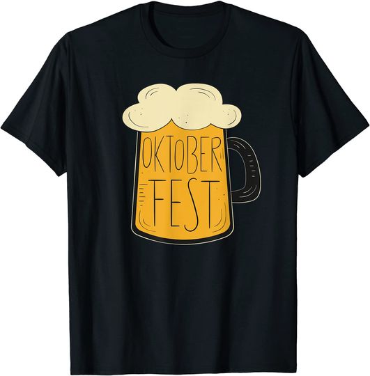 Discover T-shirt para Homem e Mulher com Festival de Oktoberfest